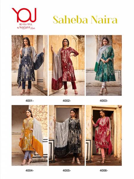 Wanna Saheba Naira Cut Readymade Suits Catalog
